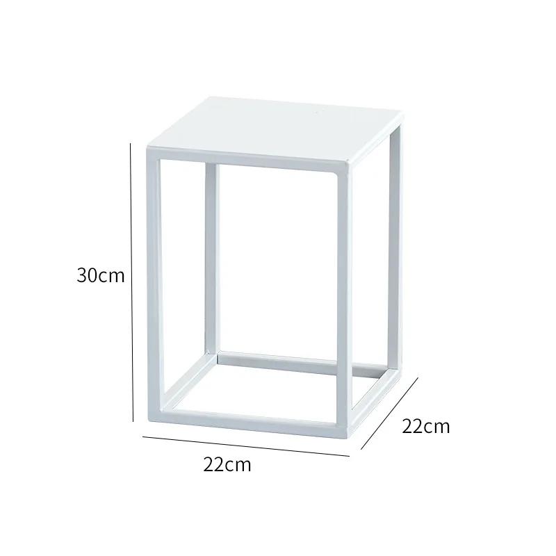 

Скандинавский креативный железный стеллаж для цветов, комнатная полка для цветочных горшков с зелеными растениями, гостиная, балкон, простой напольный стол для цветов