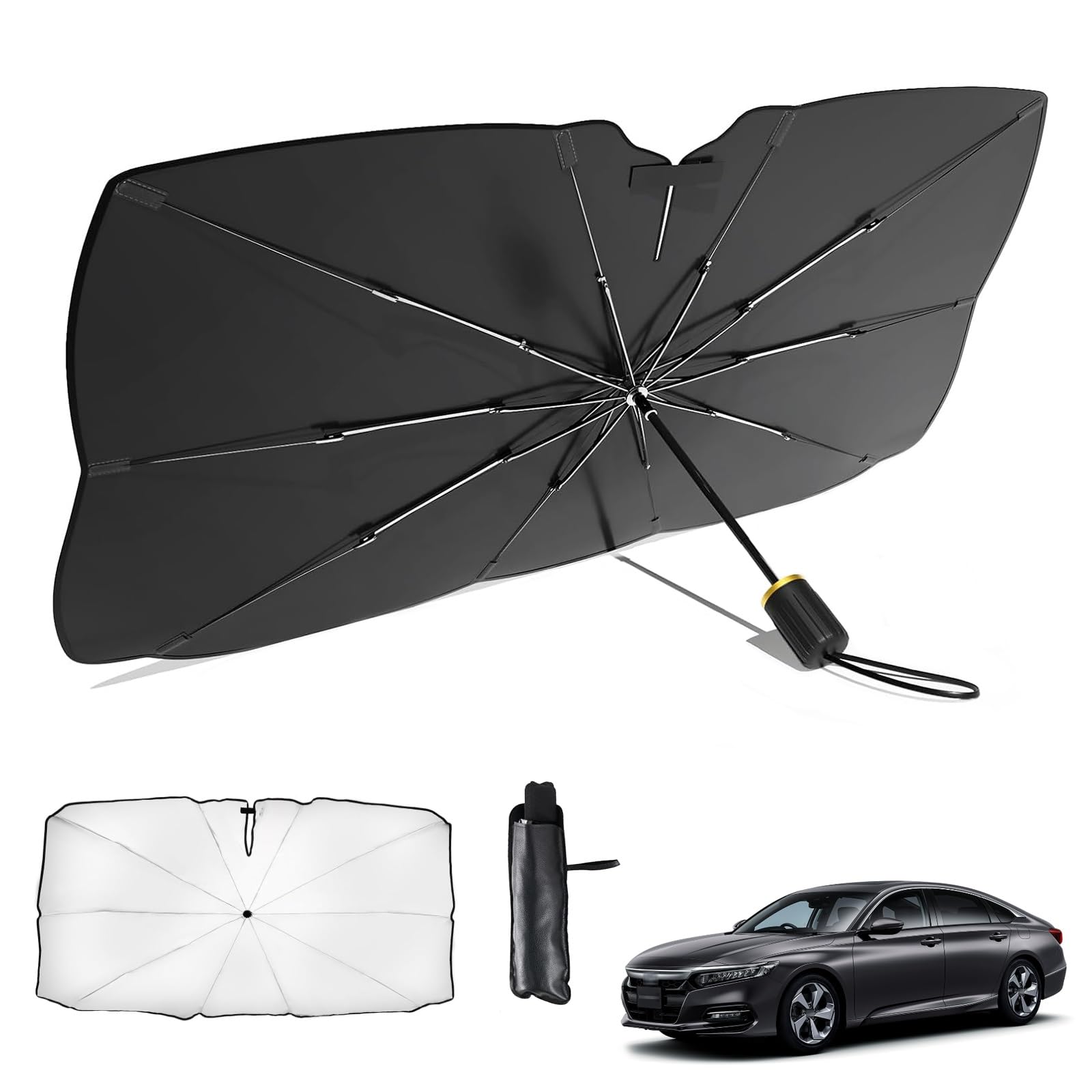 

Honda Accord 11th Generation CY2 Type, 10 Ribs, Folding Car Sun Shade, Rear View Accord CY2 type