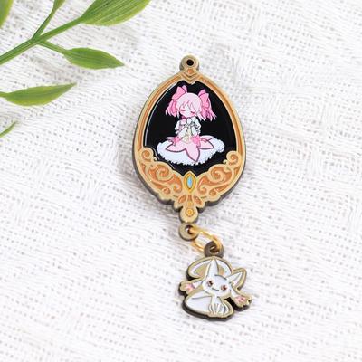 Puella Magi Madoka Magica Metallabzeichen & Haustier Brooch Anhänger - Anime Pin Zubehör