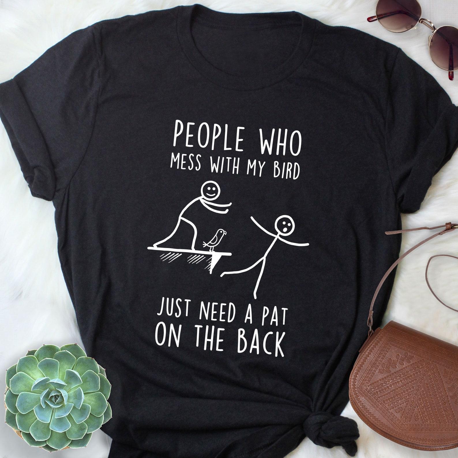 Funny Parrot Shirt, , , Parrot Lover Gift, Cute Bird T-shirt, Parrot Tshirt, Pet Tee, Bird Mom Dad, African Grey, Ringneck, Conure 120