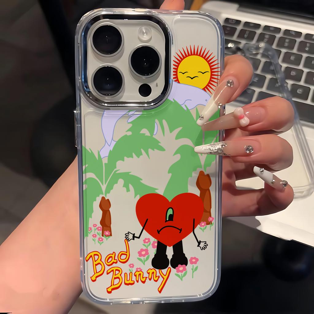 New B-Bad Bunnys X 100pre Bunny Logo Phone Case For Xiaomi Mi 15 14T 14 12T 11T 11 Lite Poco X7 X6 F5 F6 X5 GT Pro 4G 5G Cover