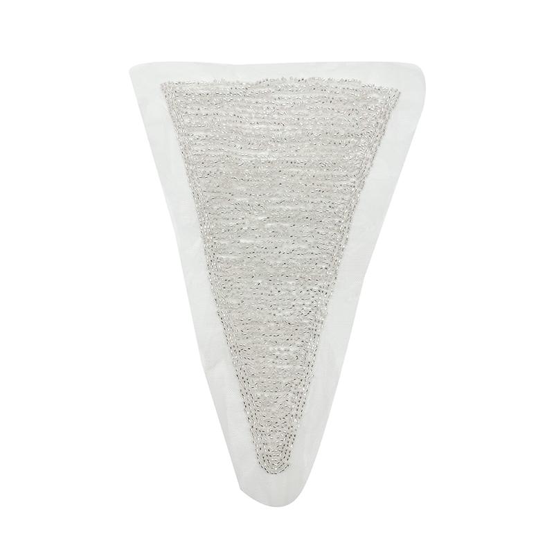 1Pcs Lace Tassel Sequin Patch DIY Sewing Applique Wedding Dress Back Decoration Stage Performance Clothing Coat Accessories