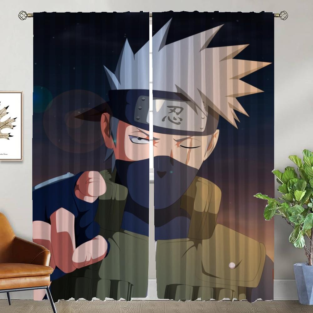 Halloween Dekorasjon N-Narutoes Myggnetting for Stue Tyll for Soverom Romdeler Vindusgardiner Gardiner Kjøkken