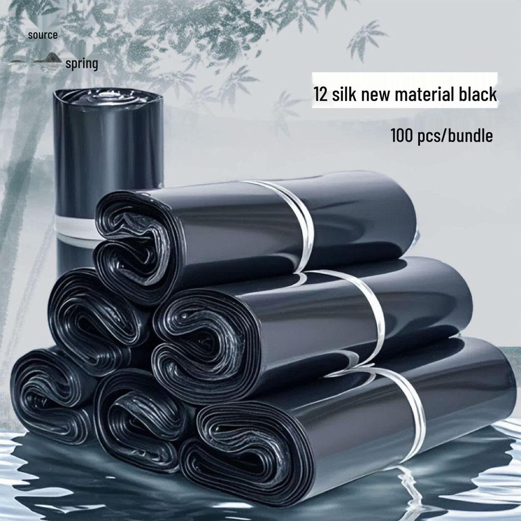 Eco-Friendly White & Black Express Packaging Bag for Clothes - In Stock