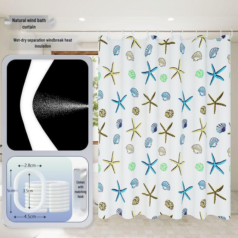 

Qianyu Rubber Waterproof Mildew-Proof Shower Curtain