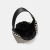 Japanese and Korean INS Classic Black and White Checkered Single Shoulder Bag Large Capacity Fashion Tote Bag Trendy Versatile Commuting Shopping Bag