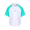 Color Block Short Sleeve Crew Neck T-Shirt Kids Tops KG7852