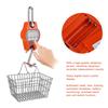 Mini Portable Digital LCD Display Hanging Scale Electric Weighting Scales 300kg/600lb Orange