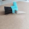 Horseshoe Cleaning Brush Horse Brush Tool With Handle Portable Hoofpick for Horse Owners Trainers Grooming Care Brush