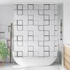 VidaXL Roller Blind Shower Curtain with Cassette Fabric Width 156 Cm, Shower Blind, Roller Blind Curtain 4015051