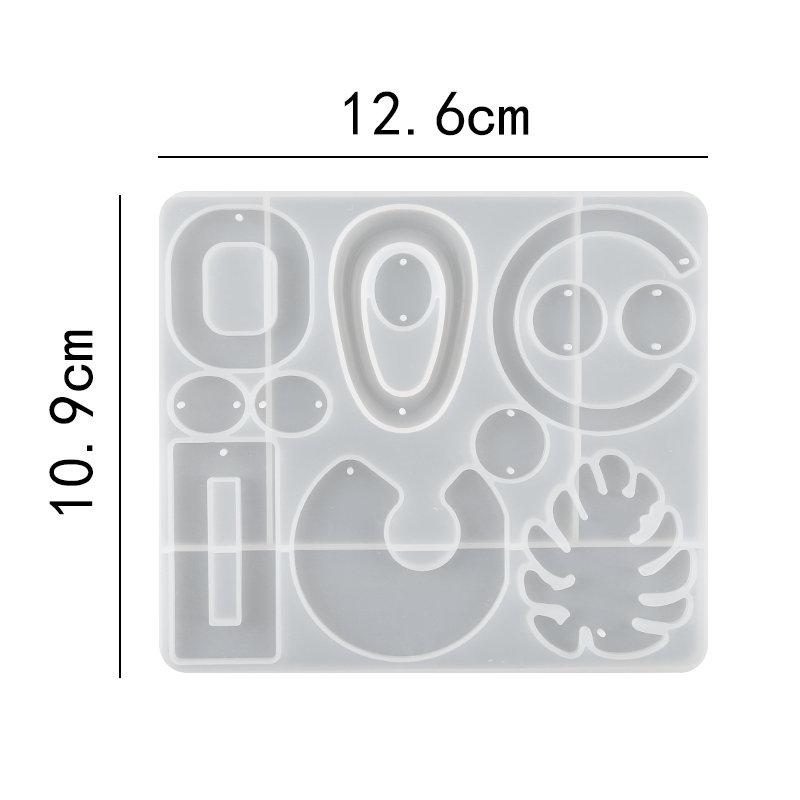 30 Stile Silikon Ohrring Anhänger Silikon Harz Formen Schmuckherstellung Gießform für DIY UV Harz Epoxid Anhänger Basteln Handgemacht