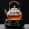 Justinlau Copper Handle Glass Teapot Clear Thickening Glass Kettle High Temperature Resistant Teapot For Electric Ceramic Stove