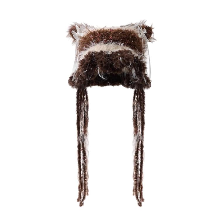 Fashionable Winter Hat Casual Ear Flap Hat Thermals Earflap Hat Cartoon Pattern for Everyday Use and Outdoor Fun