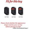 Soft TPU Diamond Texture Key Fob Cover Compatible with Jeep Wrangler JL JLU Rubicon Wagoneer Gladiator JT Sahara JLU Intelligent Auto Key Fob Cover