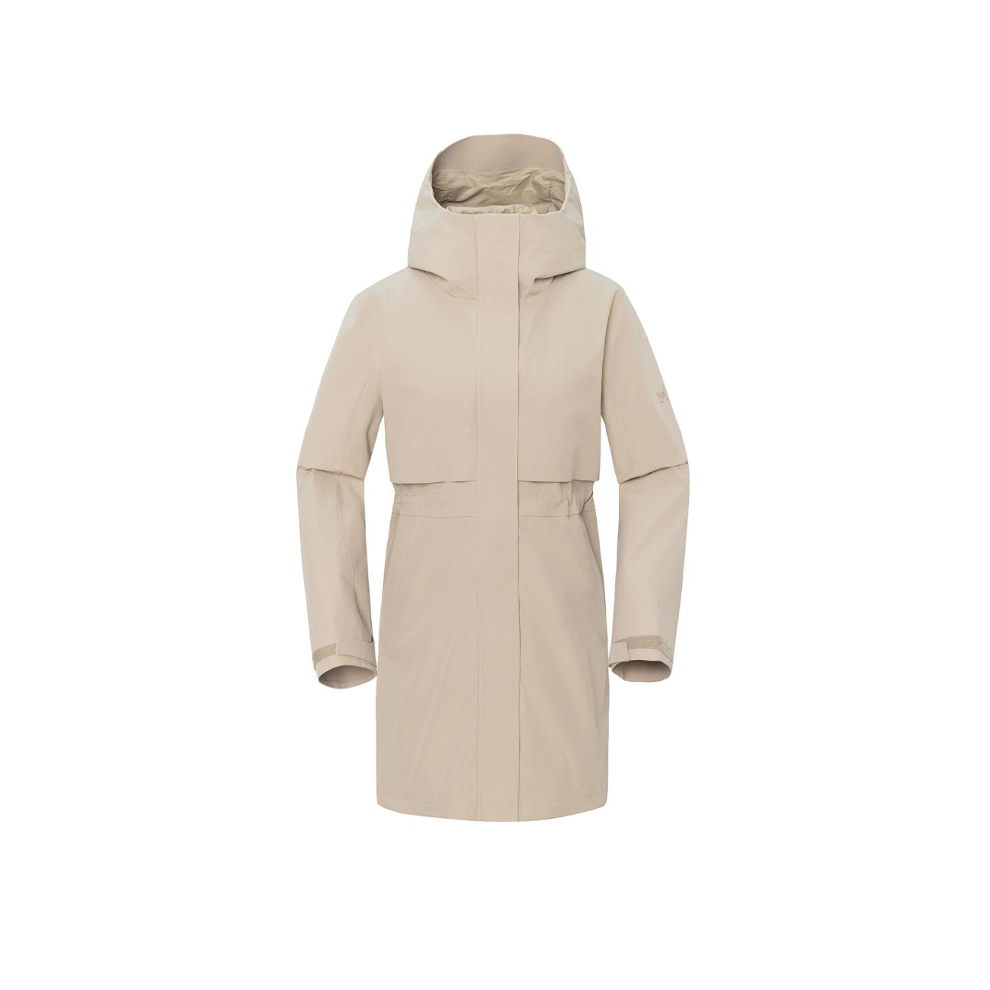 

Under Armour Travel Outdoor Series Hooded Solid Color Casual Mid-Length Jacket Women Jacket Clay-Gray 14322101B-0072 XS