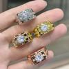 Men’s Fashion Statement Ring - Domineering Diamond Engagement Band