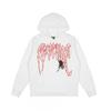Mens Oversized Hoodie With Embroidered Skull Spine Design Streetwear Casual Pullover Cotton Blend Loose Fit