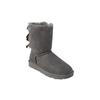 UGG Mini Bailey Bow Ii Boot Fleece Lined Gray Women's 1016225-GREY