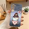CUTE S-Santoro G-Gorjuss Series Phone Case For Samsung Galaxy A71,A70,A52,A51,A40,A30 Transparent Cover
