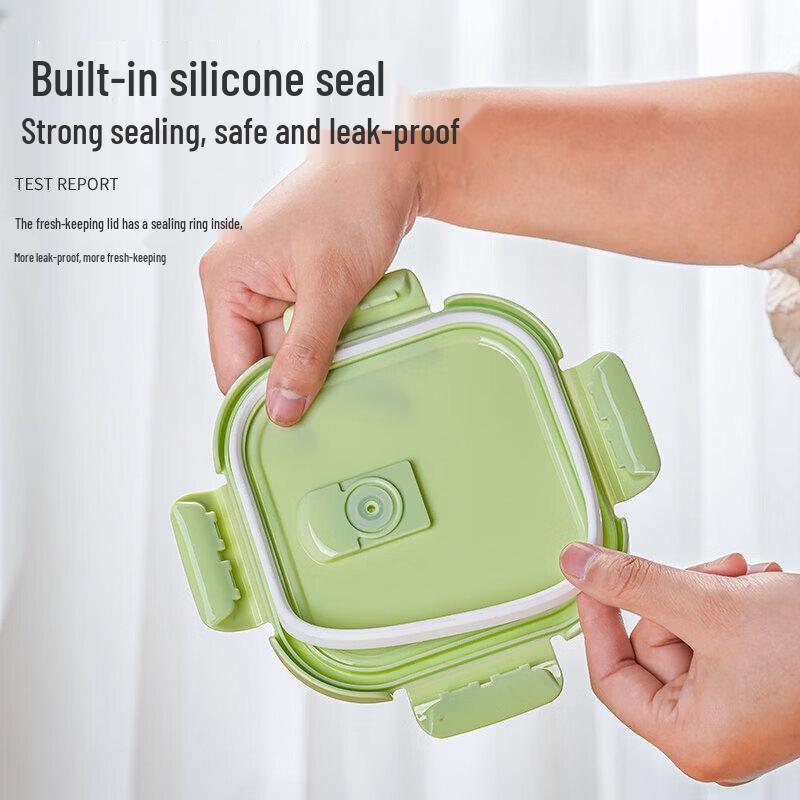 UOSO Square Glass Microwaveable Lunch Box & Storage Bowl