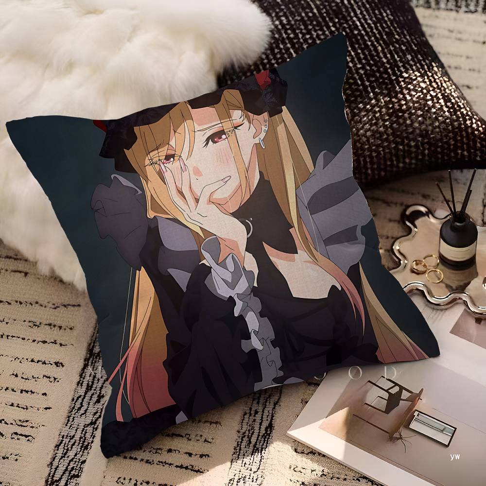 My Dress-Up Darling Anime Pillow Gifts Home Office Furnishings Bedroom Sofa Car Cushion Cover Case 45x45cm