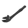 Ratcheting Jaw Wrench 10 13mm Claw Type Self Locking Adjustable Wrench for Plumbing Repair Auto Maintenance Black