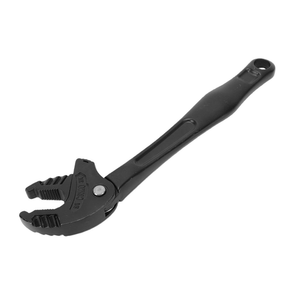 Ratcheting Jaw Wrench 10 13mm Claw Type Self Locking Adjustable Wrench for Plumbing Repair Auto Maintenance Black