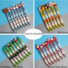 Decor Deer Merry Christmas Xmas Tree Stationery Santa Claus Six Color Pen Christmas Ballpoint Pen