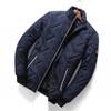 Mens Stand Collar Short Cotton Padded Jacket Trendy Thick Warm Winter Coat Teens