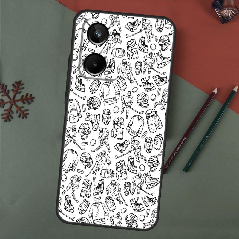 

Play Ice Hockey Case For Realme C55 C51 C75 C63 C61 C53 C35 C65 C67 C71 11 12 13 14 15 Pro Plus GT6 GT7 Pro Realme 14 Pro Plus