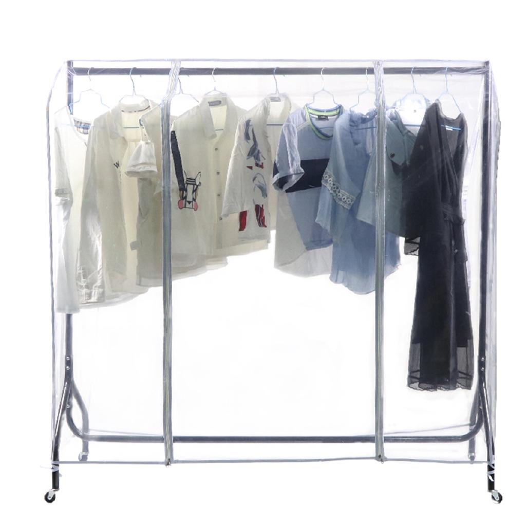 1.8M Dust Bag Household Clothing Rail Cover Coat Garment Dress Suit Bags Clothes Dustproof Hanger Storage Protector