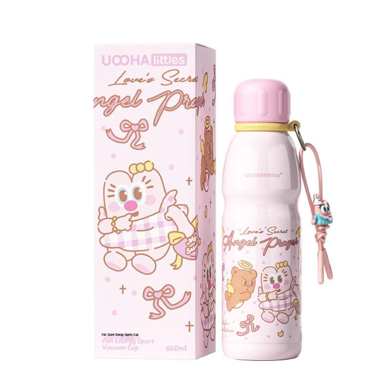 UOOHA Ceramic Lined Insulated Dual-Drink Water Bottle