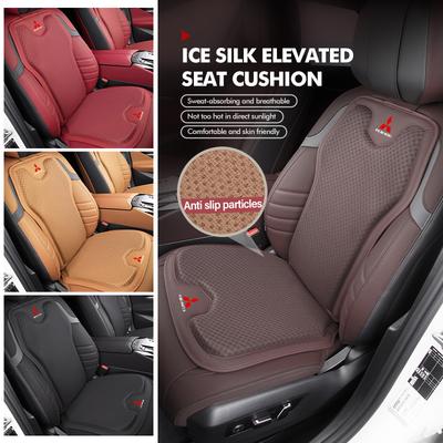 Car Rear Front Seat Cover Anti-slip Pad Protect Seat Mat Ice Silk Cushion For Outlander Pajero Sport Lancer EX ASX