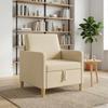 Sofa with Storage Cream 72 x 78 x 87 cm Polyester