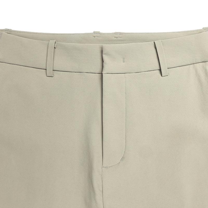 FILA Comfortable Straight Commuter Casual Pants Men bottoms White Deep-Khaki F11M633805FDK