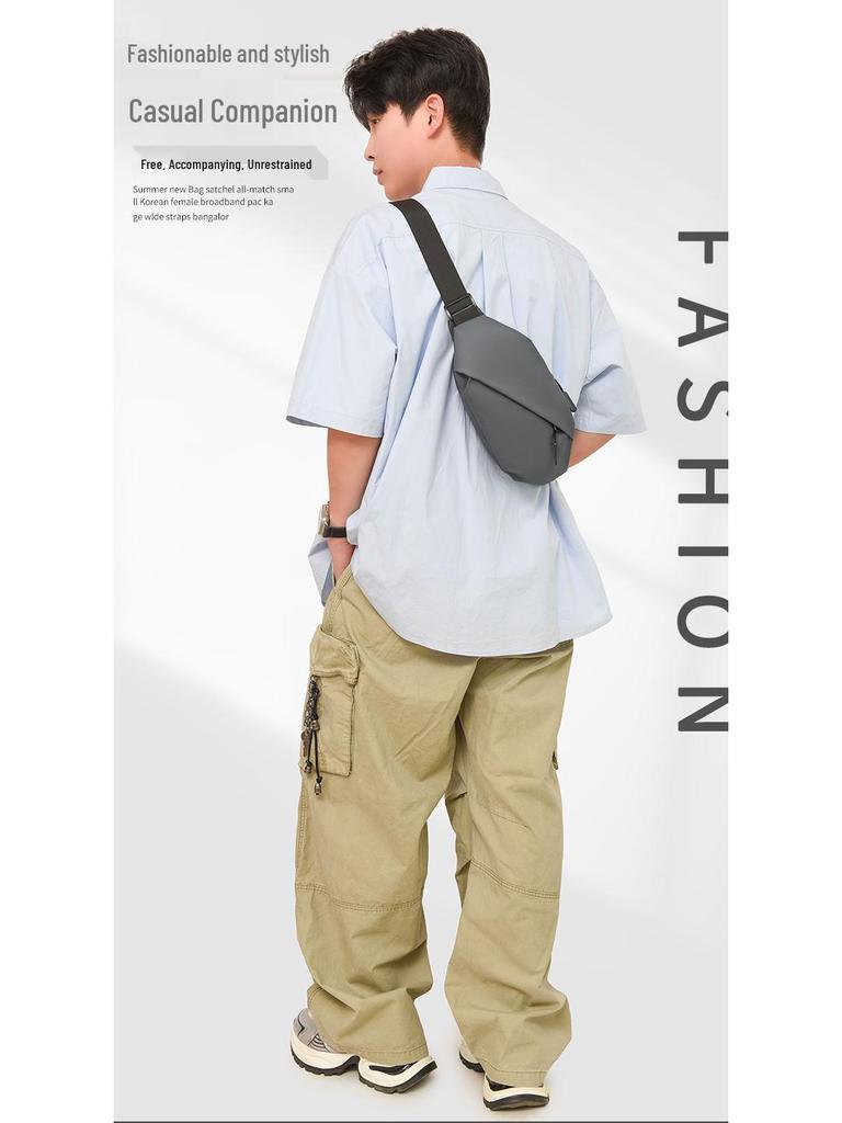 Men's High-End Travel Multifunctional Crossbody Shoulder Bag – Slant Style Outdoor Chest and Waist Small Backpack