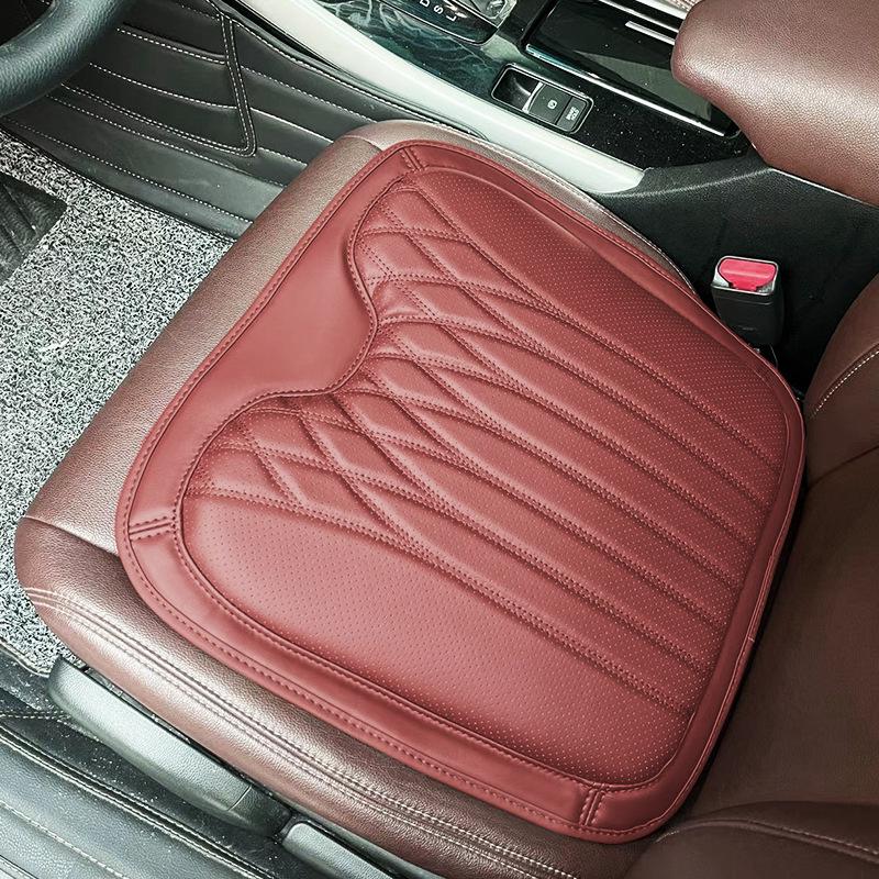 Tesla Model Seat Cushion & Lumbar Support: Memory Foam, All-Season, Height-Boosting