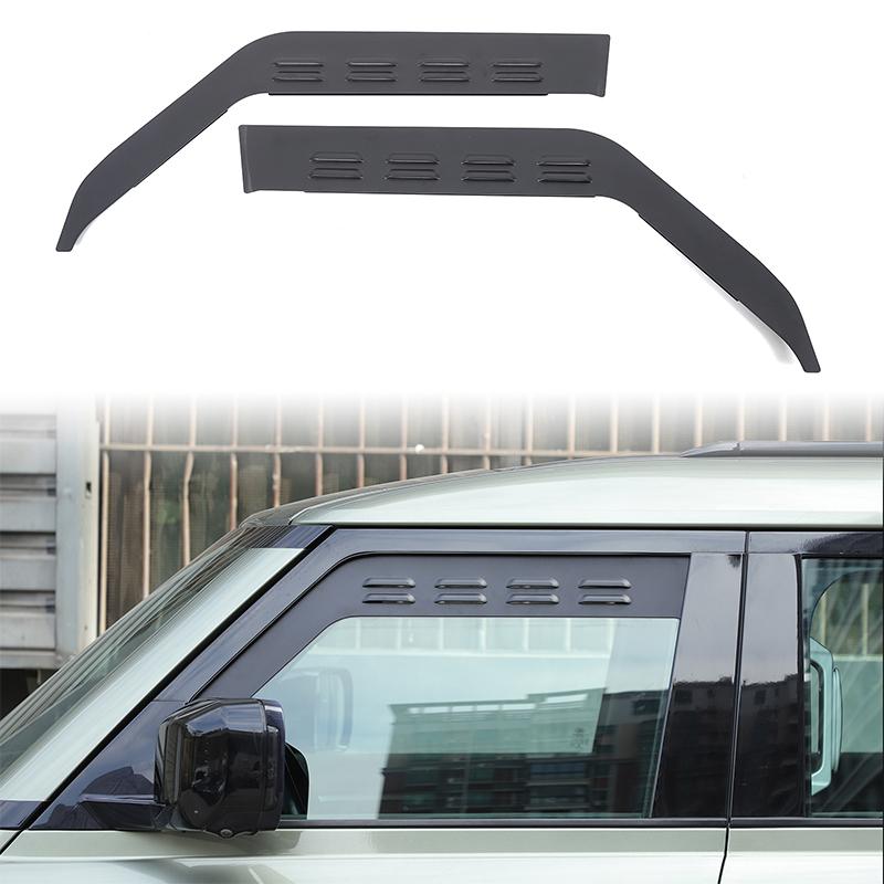 For Land Rover Defender 110 130 2020-2025+ aluminum alloy black car front and rear ventilation shutter sticker Car accessories