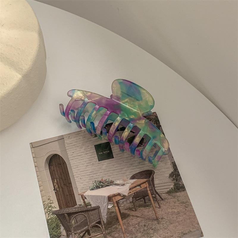 Korean Imitation Acetate High-End Shark Hair Clip - Elegant Hair Accessory for Stylish Looks