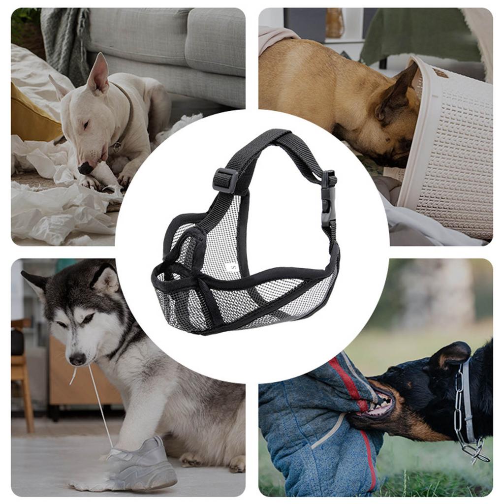 Muso per Cani Cane Tedesco Cinghia Comoda Muso Sicuro Razze Medie Grandi Protezione Bocca Cinghia Muso Traspirante