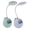 Small Desk Light with Pen Holder Comfortable Decorative Practical No Noise LED USB Small Table Lamp