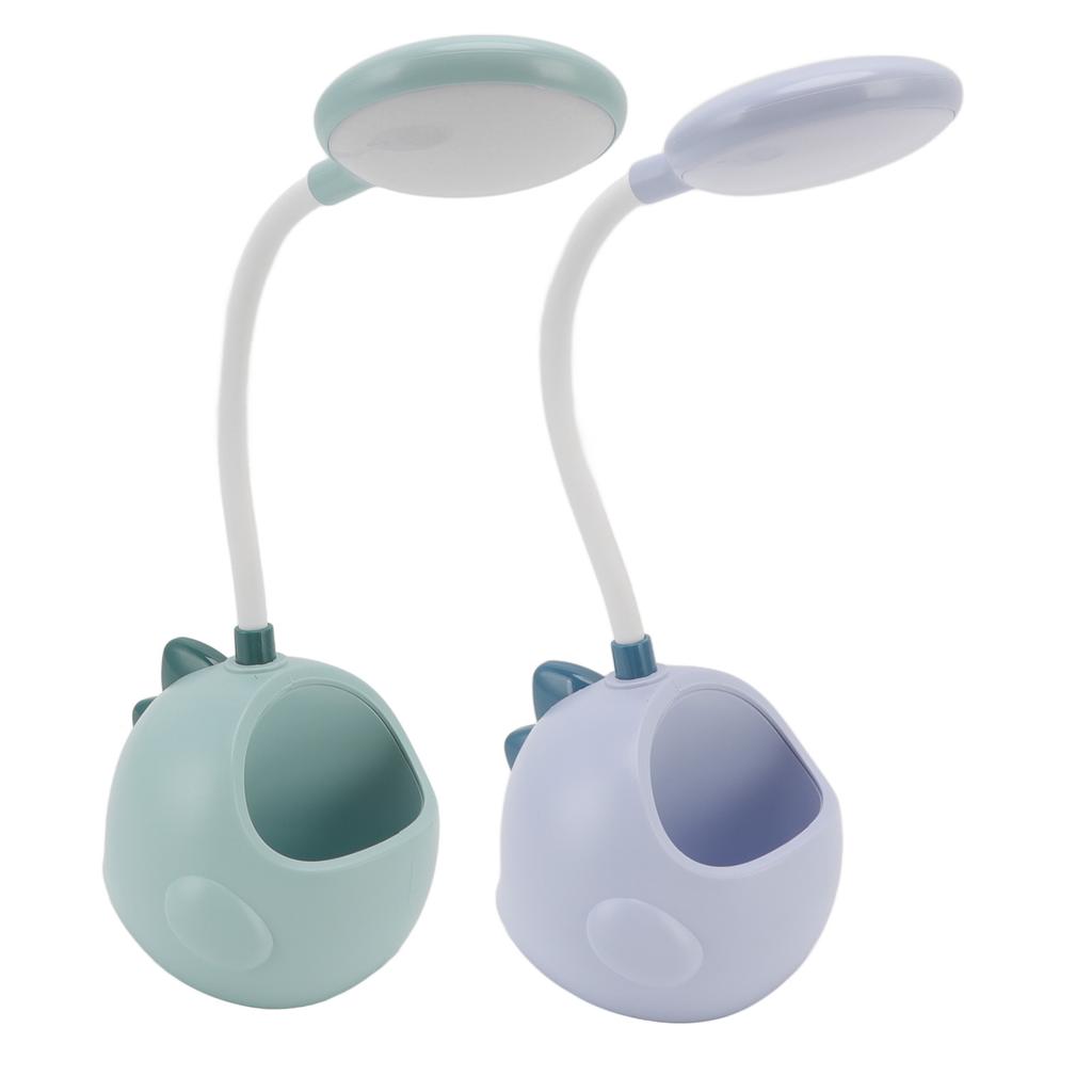 Small Desk Light with Pen Holder Comfortable Decorative Practical No Noise LED USB Small Table Lamp