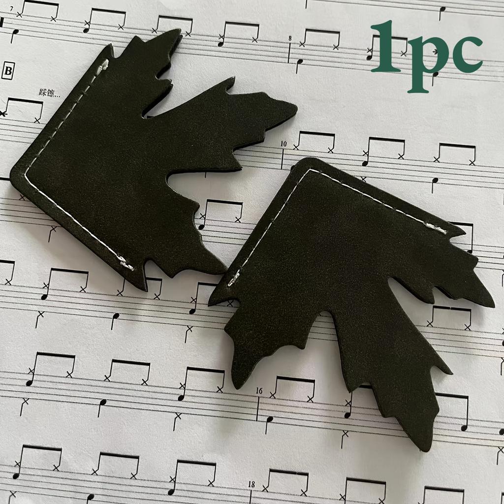 1pc Maple Leaf Bookmark Vintage Style, Leather Book Corner, Reading Gift Idea for Her/Him, Book Accessory