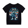Cotton Tshirt for kids Steal A BrainRotfunny Tshirt for gamer kidsItalian cartoon Brainrot Tshirt for kids Y2kbaby Tshirt