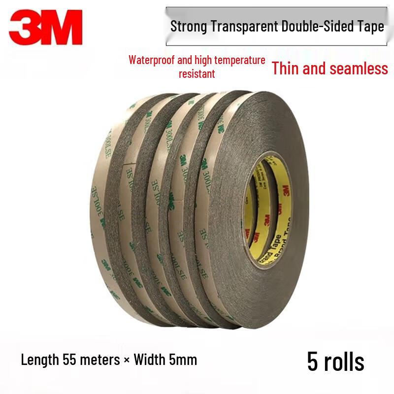 3M 9495LE Transparent PET Double-Sided Adhesive Tape