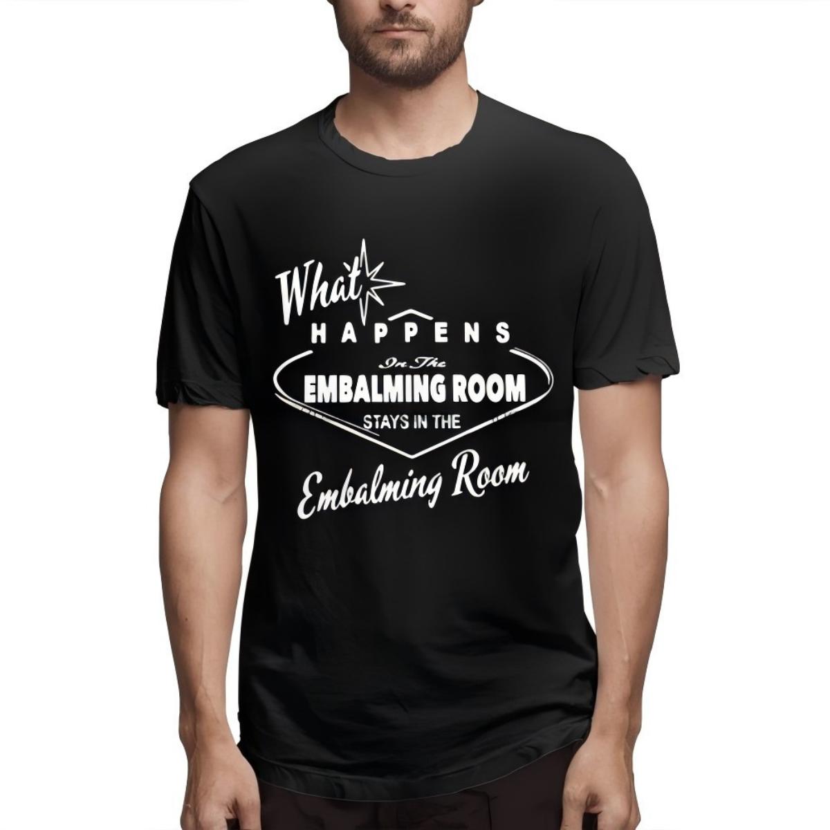 Embalming Room Retro Font Quote T-Shirt XL чёрный