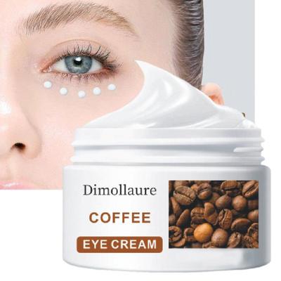Creme para olhos com colágeno peptídeo de café, hidratante e antirrugas