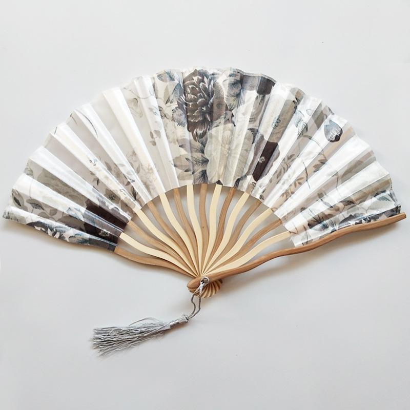 Elegant Multi-Pattern Japanese Style Personalized Handmade Fan Crafts Dance Hand Fan Folding Fan Home Decoration Summer Gift