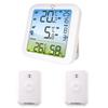 Trådlös Digital Termometer Hygrometer med 328ft Räckvidd för Kylskåp Frys Inomhus Utomhus Stor LCD-display Trådlös