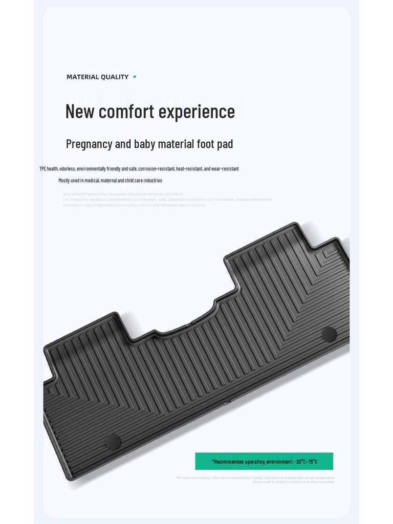 Xiaopeng G9 Car Floor & Trunk Mats: Custom Fit for 22-25 Models, TPE Material, Includes Seat Back Mats